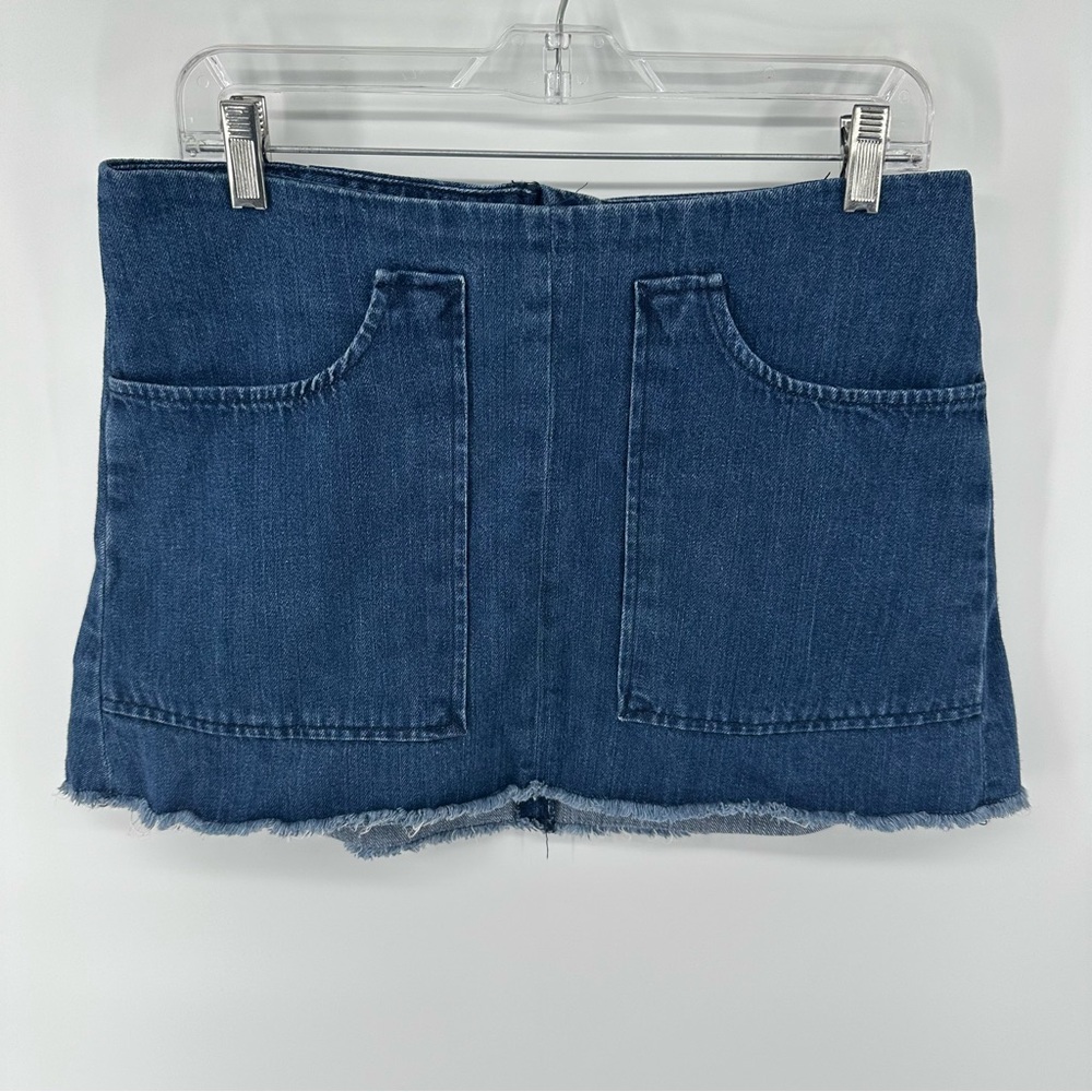 Urban Outfitters BDG Denim Mini Skirt Pockets Rodeo Festival Coastal Cowgirl